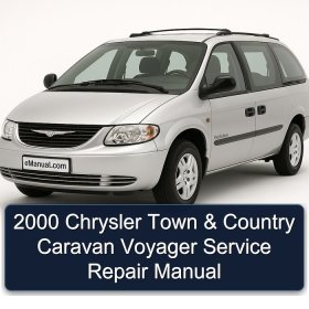 2000 Chrysler Town & Country Caravan Voyager Manual de servicio y reparación