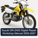 Suzuki DR-Z400 Digital Repair Workshop Manual 2000-2007