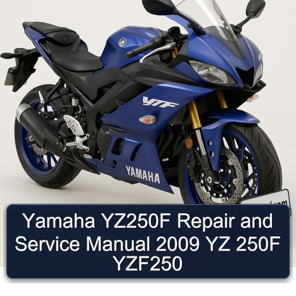 Yamaha YZ250F Repair and Service Manual 2009 YZ 250F YZF250