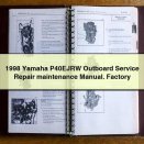 1998 Yamaha P40EJRW Outboard Service Repair maintenance Manual. Factory