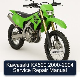Kawasaki KX500 2000-2004 Service Repair Manual