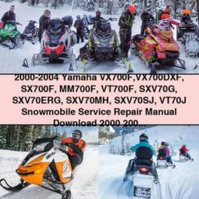 Manual de Servicio y Reparación Yamaha VX700, SX700, VT700, SXV70 (2000-2004) - PDF