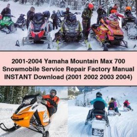 Manual de Servicio y Reparación Yamaha Mountain Max 700 (2001-2004) - Descarga Instantánea