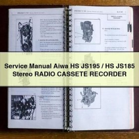 Aiwa HS-JS195 / HS-JS185 Stereo Radio-Cassettenrecorder Bedienungsanleitung (PDF)