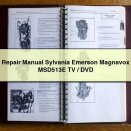 Repair Manual Sylvania Emerson Magnavox MSD513E TV/DVD