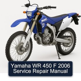 Yamaha WR 450 F 2006 Service Repair Manual