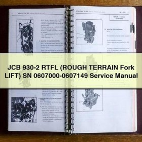 Manual de Servicio y Reparación JCB 930-2 RTFL