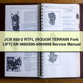 Manual de Reparación y Servicio JCB 930-2 RTFL