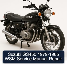 Suzuki GS450 1979-1985 WSM Service Manual Repair