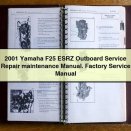 2001 Yamaha F25 ESRZ Outboard Service Repair maintenance Manual. Factory Service Manual