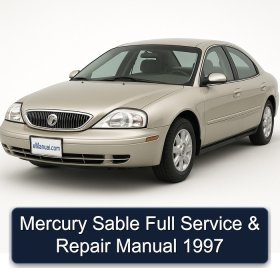 Mercury Sable Full Service & Repair Manual 1997