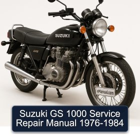 Suzuki GS 1000 Manual de servicio y reparación 1976-1984
