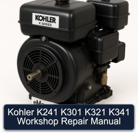 Kohler K241 K301 K321 K341 Workshop Repair Manual