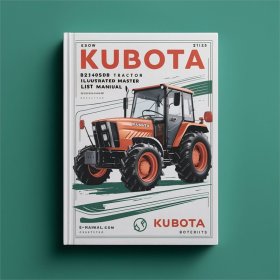 Manual de Piezas Ilustrativo del Tractor Kubota B2410HSDB