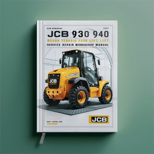 Manual de Reparación y Servicio para Montacargas JCB 926, 930, 940 de Terreno Accidentado