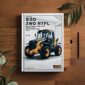 JCB 930 2WD RTFL (ROUGH TERRAIN Fork LIFT) SN 1280000-1281999 Manual de servicio y reparación
