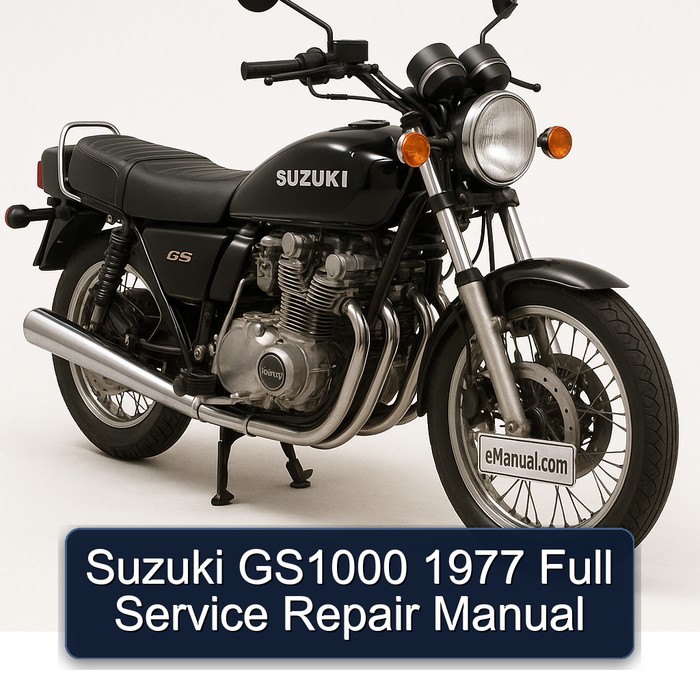 Suzuki GS1000 1977 Full Service Repair Manual