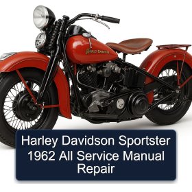 Harley Davidson Sportster 1962 All Service Manual Repair