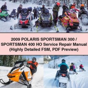 2009 POLARIS SPORTSMAN 300 / SPORTSMAN 400 HO Manual de servicio y reparación (Highly Detailed FSM PDF Preview) Download