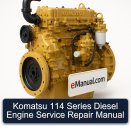 Komatsu 114 Series Diesel Engine Service Repair Manual