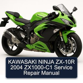 KAWASAKI NINJA ZX-10R 2004 ZX1000-C1 Manual de servicio y reparación