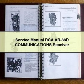 Manual de servicio y reparación RCA AR-88D COMMUNICATIONS Receiver