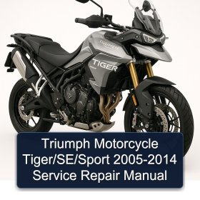 Triumph Motorcycle Tiger/SE/Sport 2005-2014 Service Repair Manual