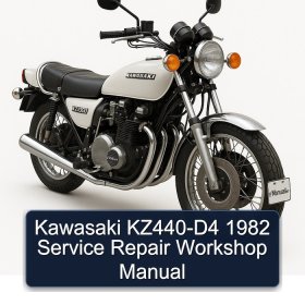 Kawasaki KZ440-D4 1982 Service Repair Workshop Manual