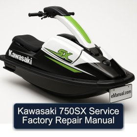 Kawasaki 750SX Service Factory Repair Manual
