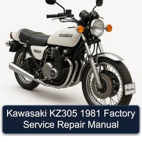 Kawasaki KZ305 1981 Factory Service Repair Manual