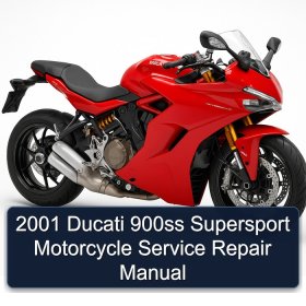 2001 Ducati 900ss Supersport Motorcycle Service Repair Manual