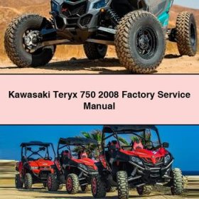 Kawasaki Teryx 750 2008 Factory Manual de servicio y reparación