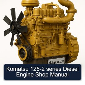 Komatsu 125-2 series Diesel Engine Shop Manual