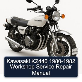 Kawasaki KZ440 1980-1982 Workshop Service Repair Manual