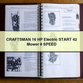 Craftsman Rasenmäher 42 cm, 16 PS, Elektrostart, 6 Gänge