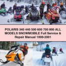 POLARIS 340 440 500 600 700 800 All ModelS Snowmobile Full Service & Repair Manual 1999-2001