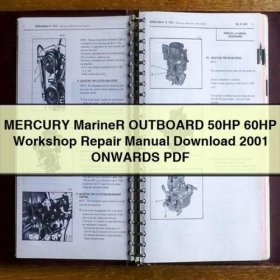 Manual de Reparación de Motores Fuera de Borda Mercury Mariner 50HP-60HP (2001 en adelante) PDF