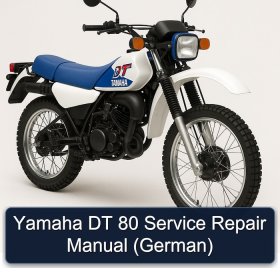 Yamaha DT 80 Service Repair Manual (German)