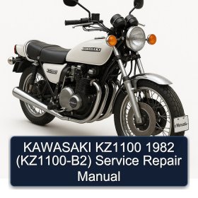 KAWASAKI KZ1100 1982 (KZ1100-B2) Service Repair Manual