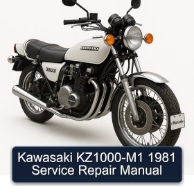 Kawasaki KZ1000-M1 1981 Service Repair Manual