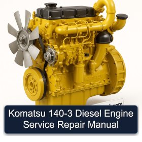Komatsu 140-3 Diesel Engine Service Repair Manual