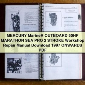 Manual de Reparación Taller MERCURY MarineR Fuera de Borda 50HP Marathon Sea Pro 2 Tiempos (1997 en adelante) PDF