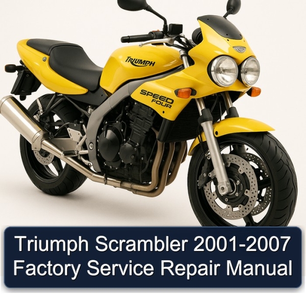Triumph Scrambler 2001-2007 Factory Manual de servicio y reparación