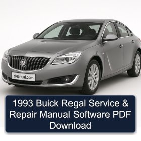 1993 Buick Regal Service & Repair Manual Software PDF Download