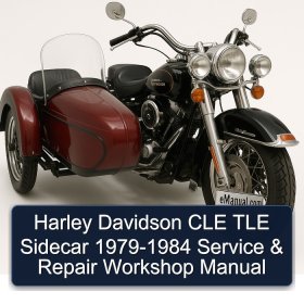 Harley Davidson CLE TLE Sidecar 1979-1984 Service & Repair Workshop Manual