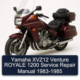Yamaha XVZ12 Venture ROYALE 1200 Service Repair Manual 1983-1985