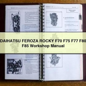 Daihatsu Feroza Rocky F70-F85 Werkstatt Handbuch