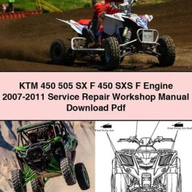 KTM 450 505 SX F 450 SXS F Engine 2007-2011 Service Repair Workshop Manual Pdf