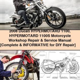 2008 Ducati Hypermotard 1100 Motorcycle Workshop Repair and Service Manual