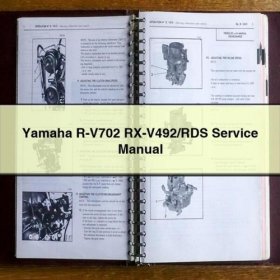 Manual de Servicio Yamaha R-V702 RX-V492/RDS PDF